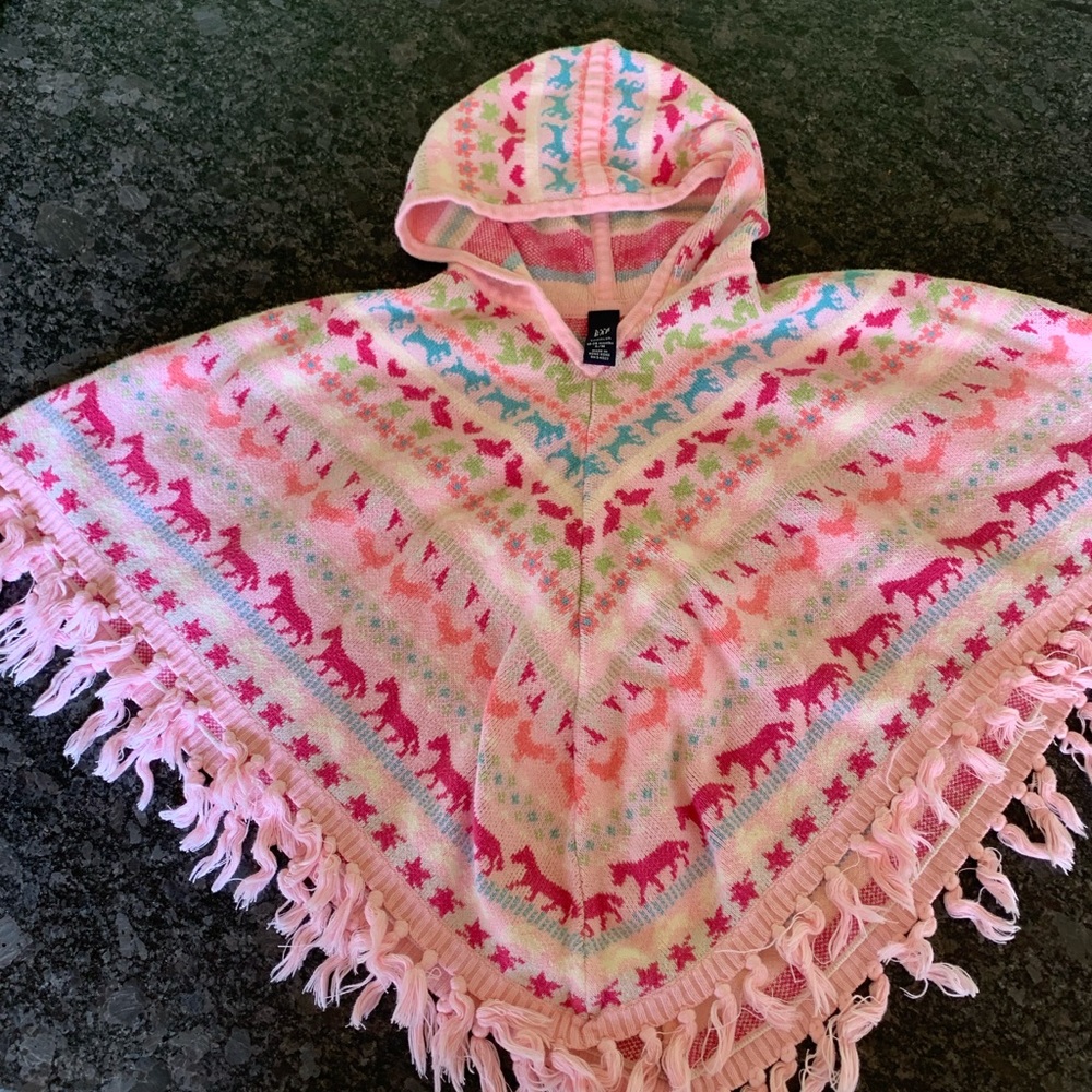 Baby Gap Poncho toddler girl size 18-24 months